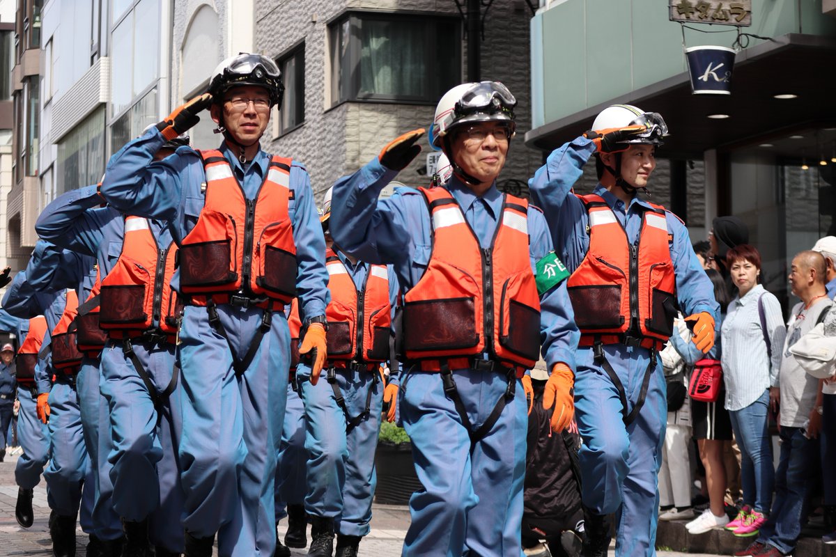 Security / relief parade・Firefighting
